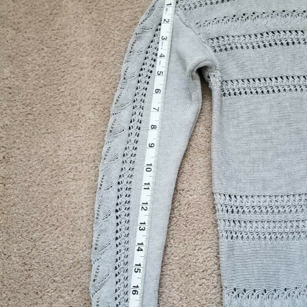 Sundance catalog Lovely Days Tunic Sweater Dress Gray Sz Small - Picture 7 of 8